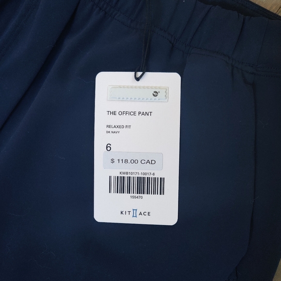 NWT Kit and Ace Office Pant, Navy Blue, Size 6 - Picture 5 of 5